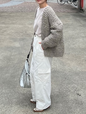 「ALLUMER（アリュメール）のアイテム」を使った、Creamさん（レディース・158cm）の冬コーディネート