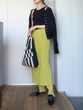 「ADAM ET ROPE'（アダムエロペ）のアイテム」を使った、Creamさん（骨格ウェーブ・レディース・158cm）の春コーディネート