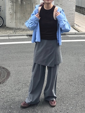 Creamさん（骨格ウェーブ・レディース・158cm）の秋コーディネート