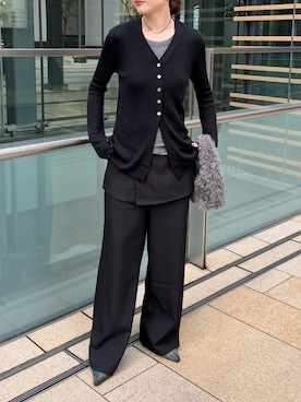 「アイテム（タンクトップ）」を使った、Creamさん（レディース・158cm）の秋コーディネート