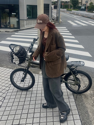 「FUMIE TANAKA(フミエタナカ)の【FUMIE=TANAKA(フミエタナカ)】別注 キルティングバック/ショルダーバッグ(ショルダーバッグ)」を使った、Creamさん(レディース・158cm)の秋コーディネート