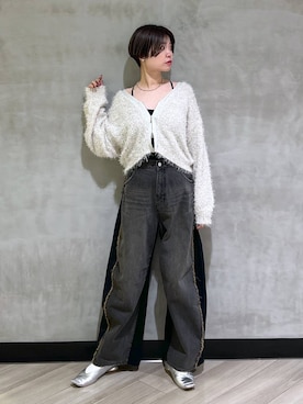 「アイテム（アクセサリー）」を使った、ミラさん（レディース・162cm・30代）の秋コーディネート