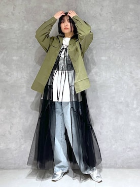 「アイテム（ワンピース/ドレス）」を使った、ミラさん（レディース・162cm・30代）の冬コーディネート