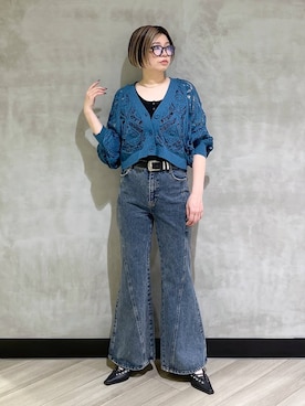 「BARNYARDSTORM（バンヤードストーム）のアイテム」を使った、ミラさん（レディース・162cm）の春コーディネート