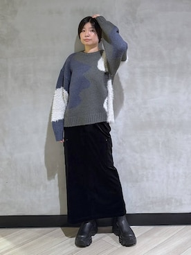 「PBLIM（ページボーイリム）のアイテム」を使った、ミラさん（レディース・162cm）の秋コーディネート