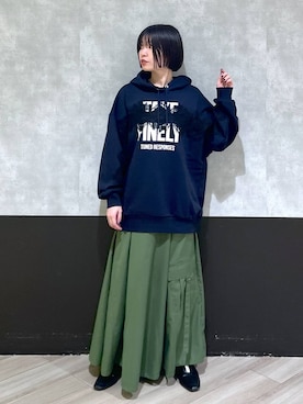 「アイテム（ワンピース/ドレス）」を使った、ミラさん（レディース・162cm・30代）の冬コーディネート