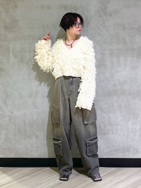 「アイテム（アクセサリー）」を使った、ミラさん（レディース・162cm・30代）の秋コーディネート