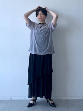 「PAGEBOY」｜「アイテム（ワンピース/ドレス）」を使った、ミラさん（レディース・162cm）の夏コーディネート
