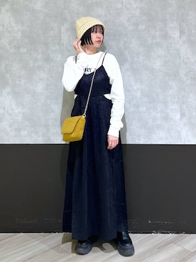 「アイテム（ワンピース/ドレス）」を使った、ミラさん（レディース・162cm・30代）の秋コーディネート