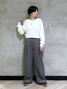 「アイテム（その他）」を使った、ミラさん（レディース・162cm・30代）の秋コーディネート