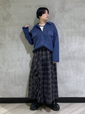 「アイテム（ブルゾン）」を使った、ミラさん（レディース・162cm・30代）の秋コーディネート