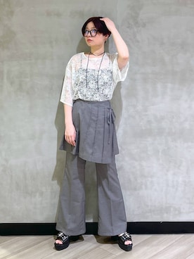 「アイテム（アクセサリー）」を使った、ミラさん（レディース・162cm・30代）の春コーディネート