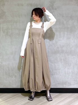 「アイテム（ワンピース/ドレス）」を使った、ミラさん（レディース・162cm・30代）の秋コーディネート