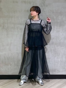 「アイテム（ワンピース/ドレス）」を使った、ミラさん（レディース・162cm・30代）の春コーディネート