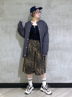 「BARNYARDSTORM（バンヤードストーム）のアイテム」を使った、ミラさん（レディース・162cm）の春コーディネート