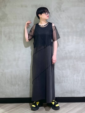 「アイテム（ワンピース）」を使った、ミラさん（レディース・162cm）の夏コーディネート