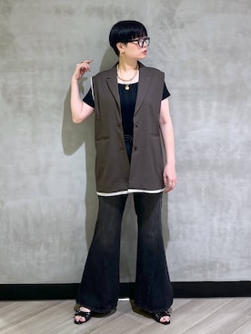 「アイテム（その他アウター）」を使った、ミラさん（レディース・162cm・30代）の夏コーディネート