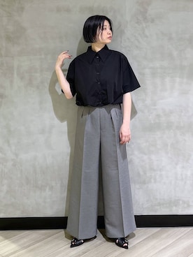 「PAGEBOY（ページボーイ）のアイテム（パンツ）」を使った、ミラさん（レディース・162cm）の春コーディネート