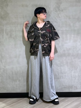 「アイテム（パーカー）」を使った、ミラさん（レディース・162cm・30代）の夏コーディネート
