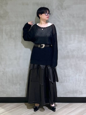 「アイテム（タンクトップ）」を使った、ミラさん（レディース・162cm・30代）の夏コーディネート