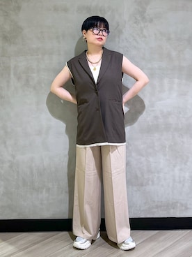「アイテム（その他アウター）」を使った、ミラさん（レディース・162cm・30代）の夏コーディネート
