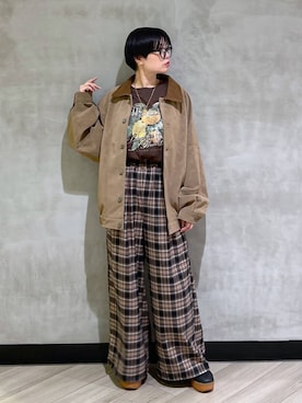 「アイテム（その他）」を使った、ミラさん（レディース・162cm・30代）の秋コーディネート