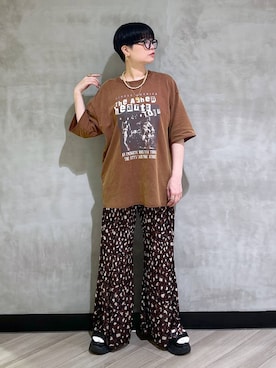 「アイテム（メガネ）」を使った、ミラさん（レディース・162cm・30代）の夏コーディネート