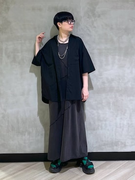「アイテム（ワンピース）」を使った、ミラさん（レディース・162cm・30代）の夏コーディネート