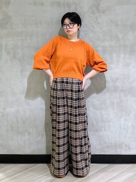 「アイテム（その他）」を使った、ミラさん（レディース・162cm・30代）の秋コーディネート