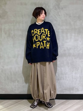 「アイテム（ワンピース/ドレス）」を使った、ミラさん（レディース・162cm・30代）の秋コーディネート