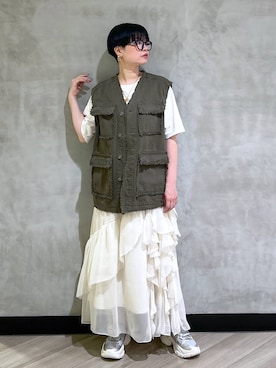 「アイテム（その他アウター）」を使った、ミラさん（レディース・162cm・30代）の夏コーディネート