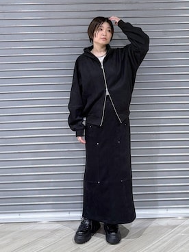「アイテム（その他トップス、ホワイト系）」を使った、ミラさん（レディース・162cm）の秋コーディネート