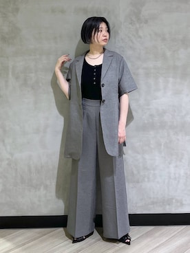 「PAGEBOY（ページボーイ）のアイテム（ジャケット/アウター）」を使った、ミラさん（レディース・162cm）の春コーディネート