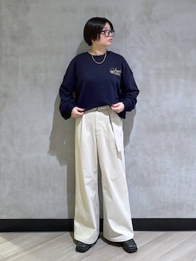 「PBLIM（ページボーイリム）のアイテム」を使った、ミラさん（レディース・162cm）の秋コーディネート