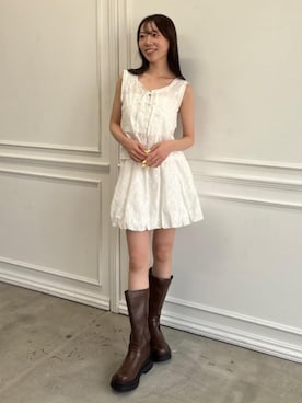 「archives（アルシーヴ）のアイテム」を使った、archivesさん（レディース・156cm）の夏コーディネート