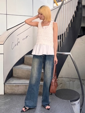 「アイテム（アンサンブル）」を使った、archivesさん（レディース・159cm）の夏コーディネート