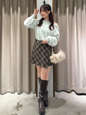 「archives（アルシーヴ）のアイテム」を使った、archivesさん（レディース・158cm）の冬コーディネート