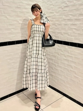 「archives（アルシーヴ）のアイテム（ワンピース/ドレス）」を使った、archivesさん（レディース・166cm）の夏コーディネート