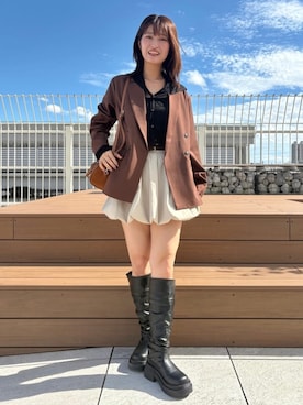 「archives（アルシーヴ）のアイテム」を使った、archivesさん（レディース・164cm）の秋コーディネート