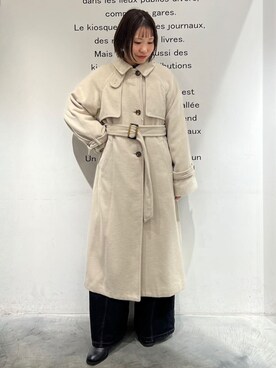 「archives（アルシーヴ）のアイテム（ジャケット/アウター）」を使った、archivesさん（レディース・157cm）の冬コーディネート