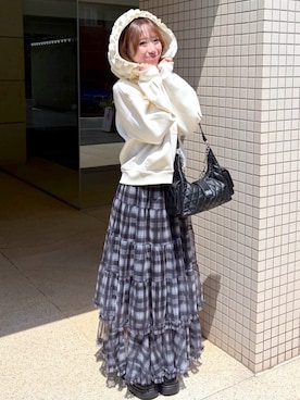 「archives（アルシーヴ）のアイテム（バッグ）」を使った、archivesさん（レディース・162cm）の秋コーディネート
