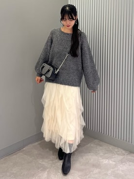 「チュール」｜archivesさん（レディース・160cm）の秋コーディネート