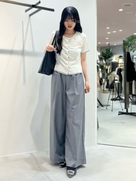 「archives（アルシーヴ）のアイテム（パンツ）」を使った、archivesさん（レディース・160cm）の夏コーディネート