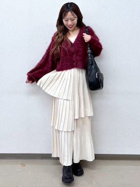「archives（アルシーヴ）のアイテム（スカート）」を使った、archivesさん（レディース・161cm）の秋コーディネート