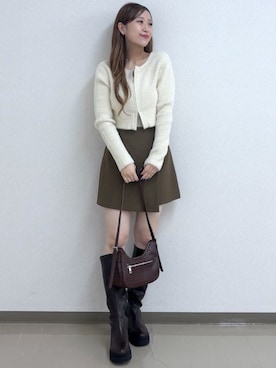 「archives（アルシーヴ）のアイテム（スカート）」を使った、archivesさん（レディース・161cm）の秋コーディネート