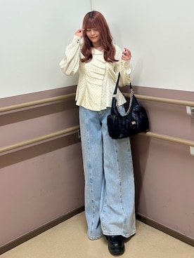 「archives（アルシーヴ）のアイテム（パンツ）」を使った、archivesさん（レディース・150cm）の秋コーディネート