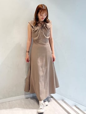 「archives（アルシーヴ）のアイテム（ワンピース/ドレス）」を使った、archivesさん（レディース・158cm）の春コーディネート