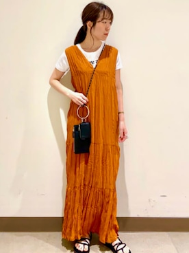 「archives（アルシーヴ）のアイテム（PC・スマホグッズ/家電）」を使った、archivesさん（レディース・155cm）の夏コーディネート