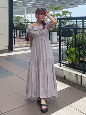 「archives（アルシーヴ）のアイテム」を使った、archivesさん（レディース・153cm）の夏コーディネート