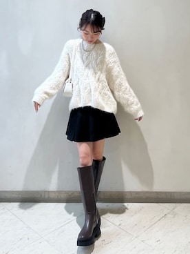 archivesさん（レディース・156cm）の冬コーディネート